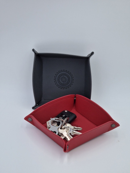 Ablageschale für Handy, Schmuck, Schlüssel grau